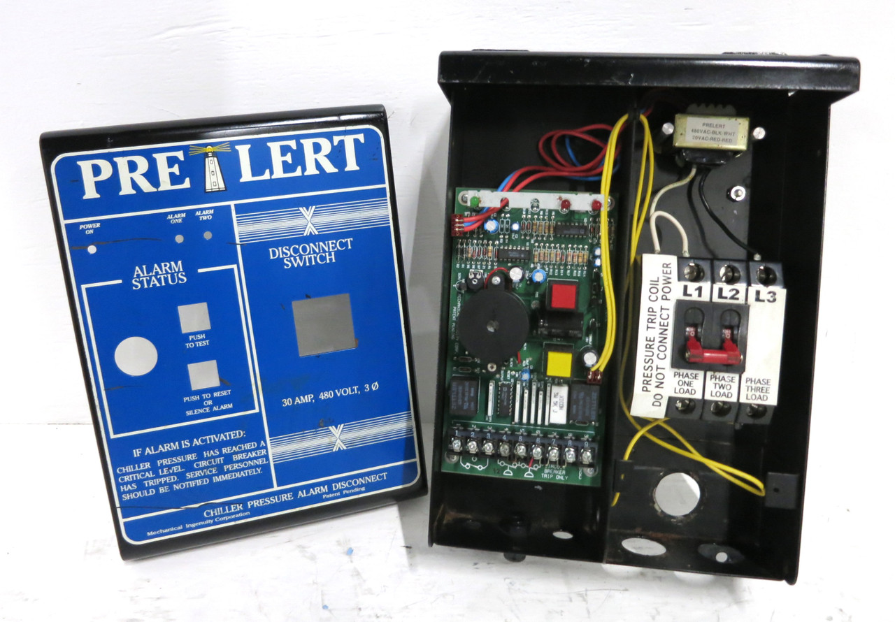 Mechanical Ingenuity PAD480LP Pre-Lert Chiller Pressure Alarm Disconnect 30A (DW2876-1)