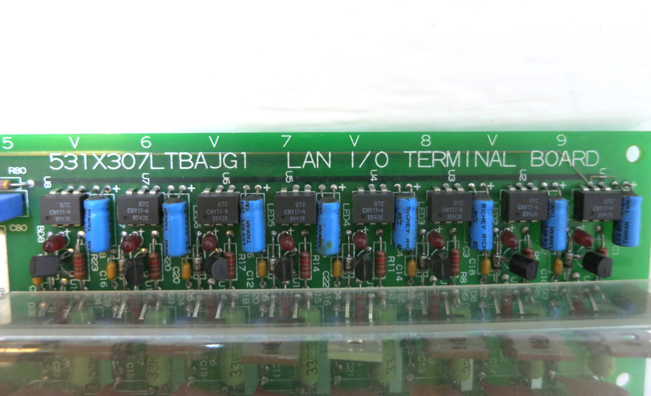 GE Fanuc 531X307LTBAJG1 LAN I/O Terminal Drive Board PLC Turbine Control 531X (DW2901-1)