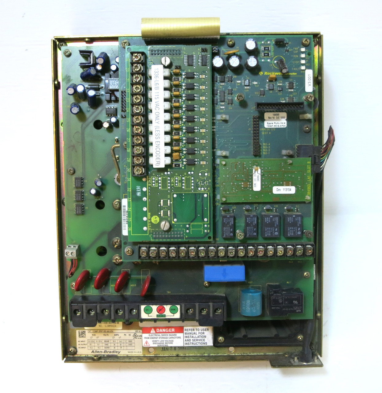 Allen Bradley 1336F-BRF150-AN-EN AC VS Drive 15 HP 480V AB Force 1336FBRF150 A (DW2924-3)