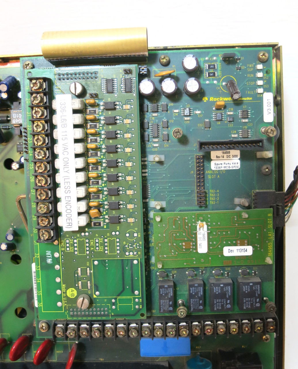 Allen Bradley 1336F-BRF150-AN-EN AC VS Drive 15 HP 480V AB Force 1336FBRF150 A (DW2924-3)