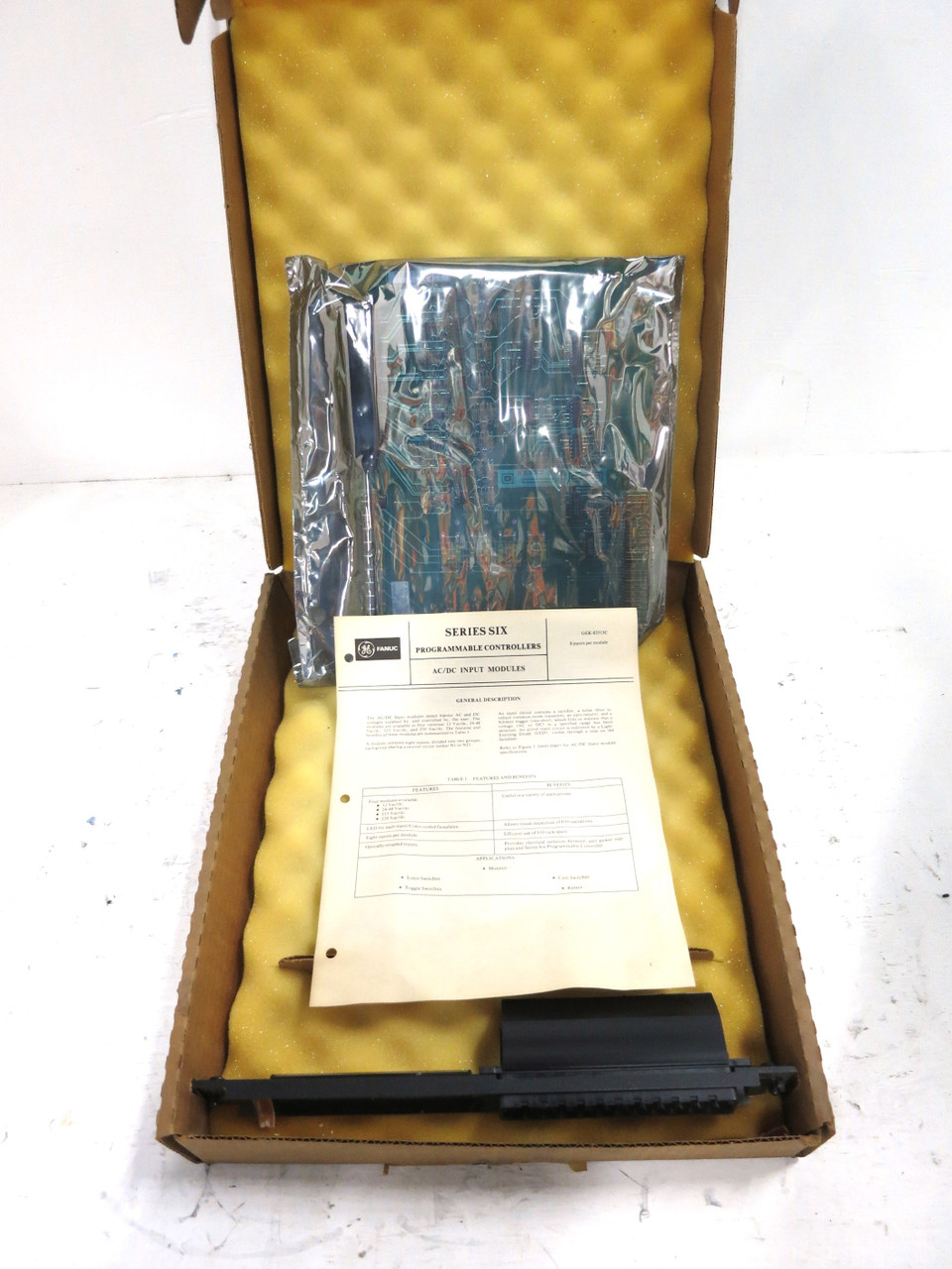 NEW GE Fanuc IC600BF804K 115V Input Module PLC Board Series Six IC600YB804 IC600 (DW2931-2)