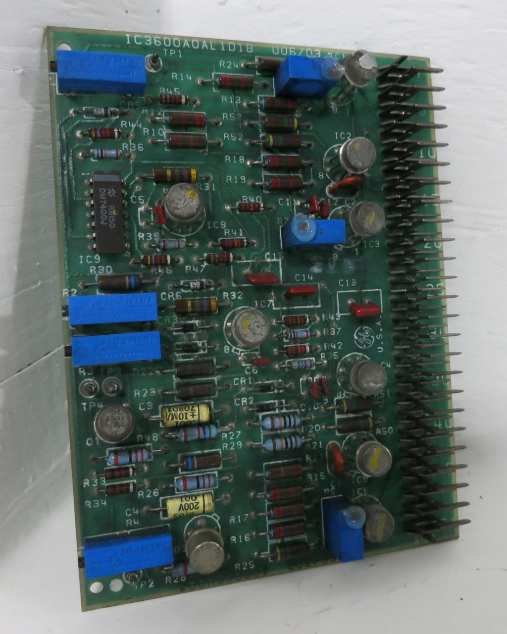 Image of GE IC3600AOAL1D1B Fanuc Op Amp PLC Board Card IC3600A0AL1D1B Mark I-II Turbine