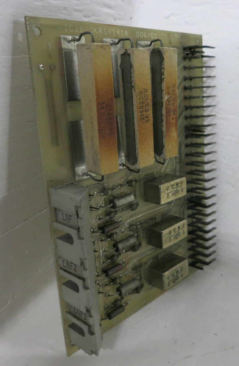 GE IC3600KRSV1A1A Fanuc Relay PLC Board Card Mark I-II Turbine Control IC3600 (GA0468-5)
