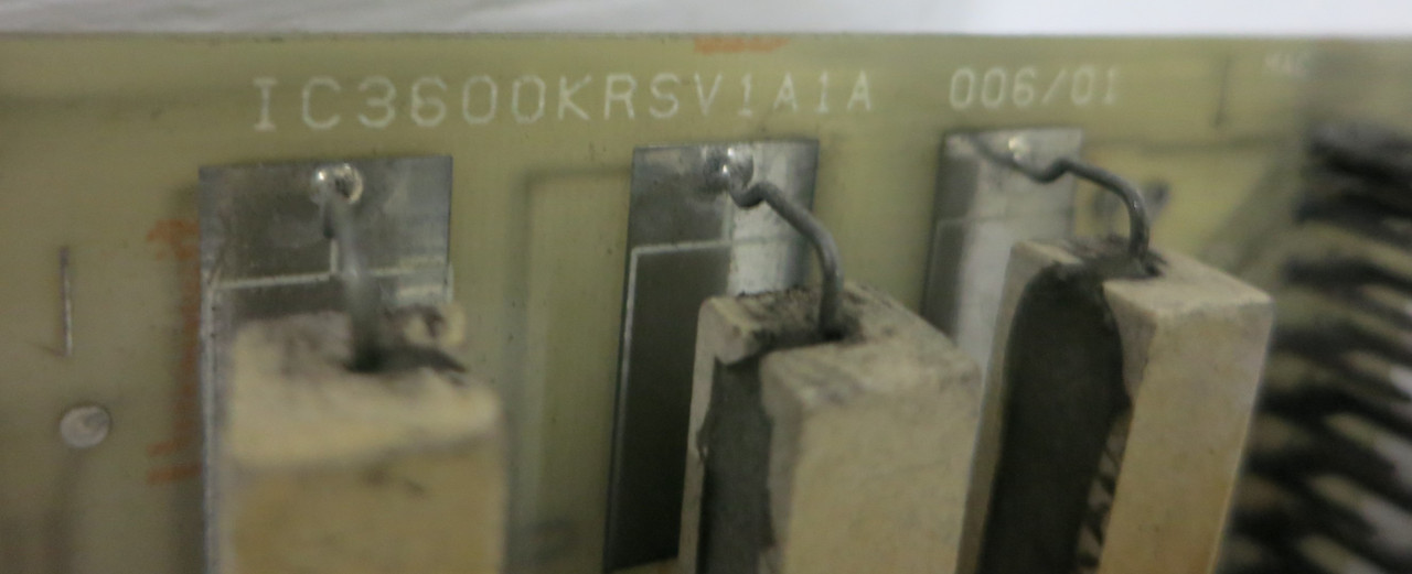 GE IC3600KRSV1A1A Fanuc Relay PLC Board Card Mark I-II Turbine Control IC3600 (GA0468-5)