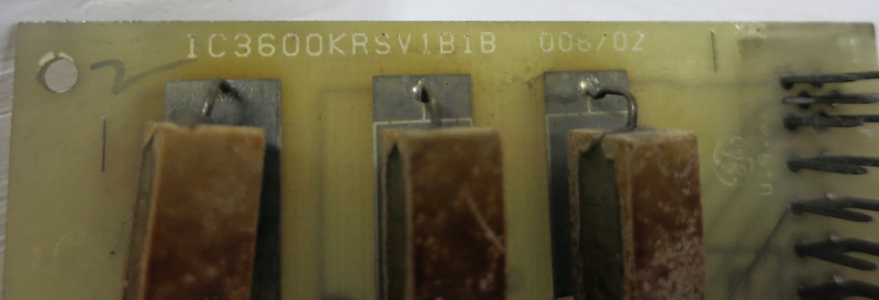 GE IC3600KRSV1B1B Fanuc Relay PLC Board Card Mark I-II Turbine Control IC3600 (GA0469-5)