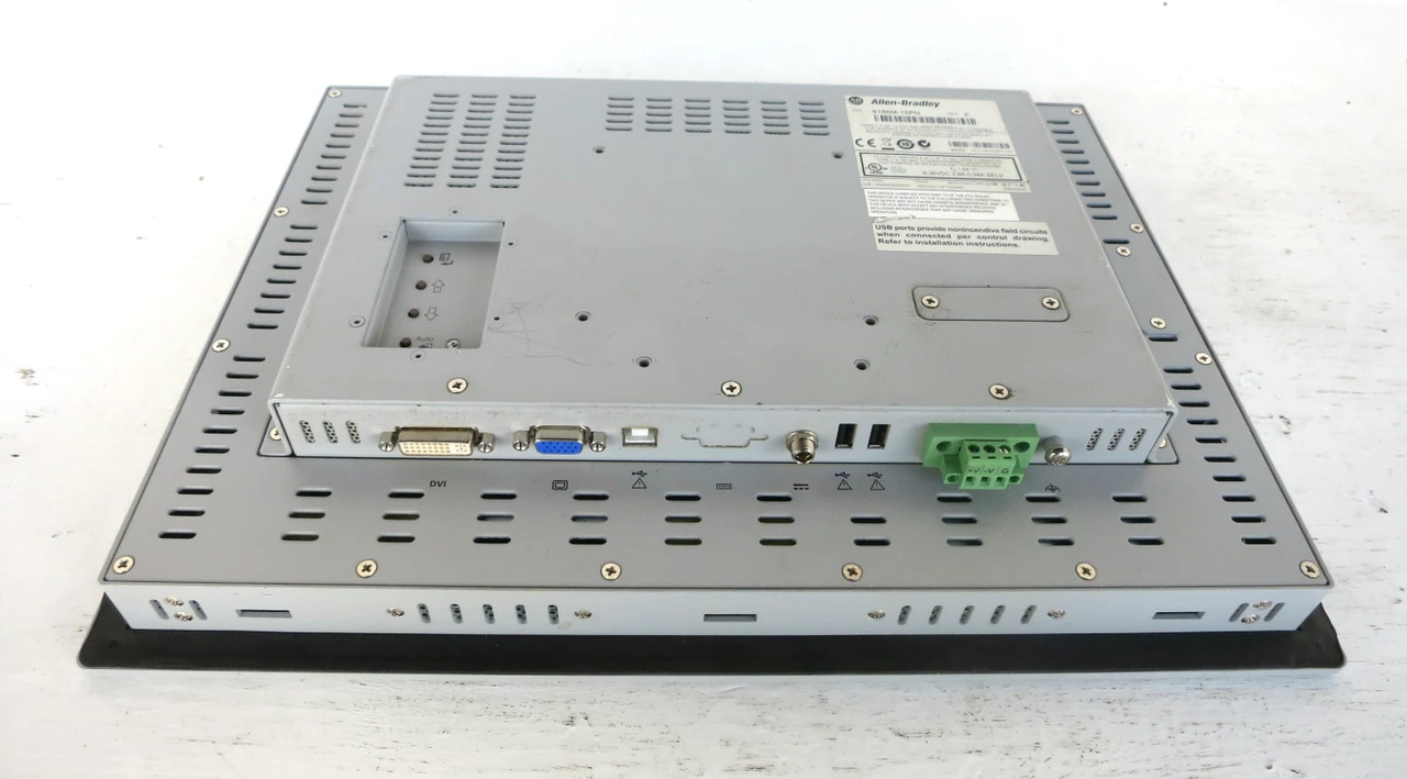 Allen Bradley 6186M-15PN Ser F 1500M PanelView Flat Panel Monitor AB VersaView (DW2971-1)