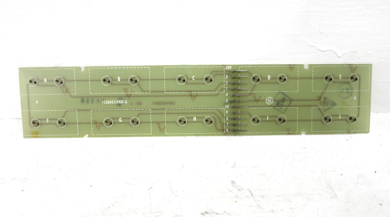 GE IC3606SANB1A Mark I-II Turbine Control PLC Module Board IC3600 Card PCB (DW2990-1)
