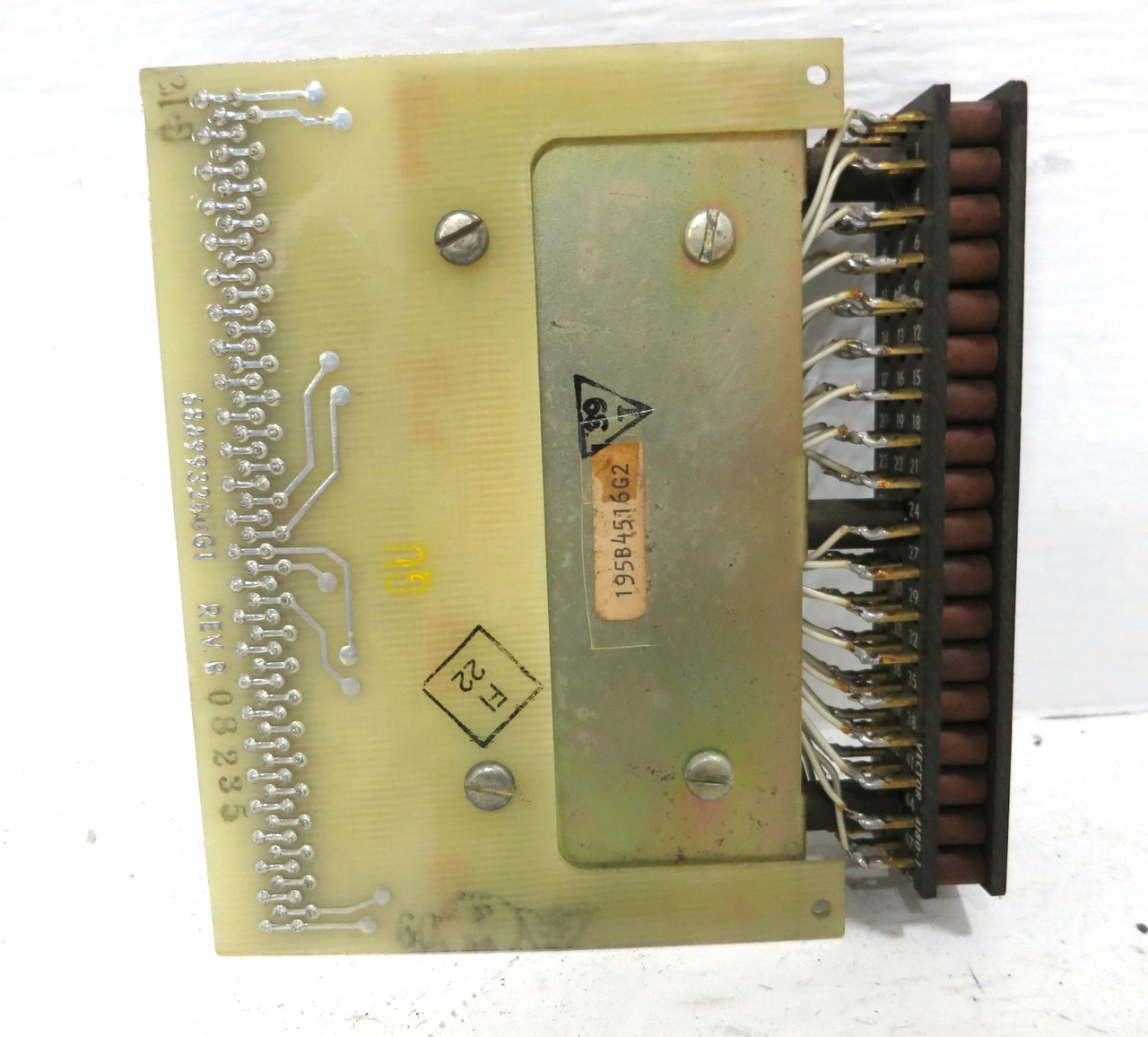 GE PWB68A993282 Connector PLC Card w/ 195B4516G2 68A993280G1 Mark I-II Turbine (DW2994-1)
