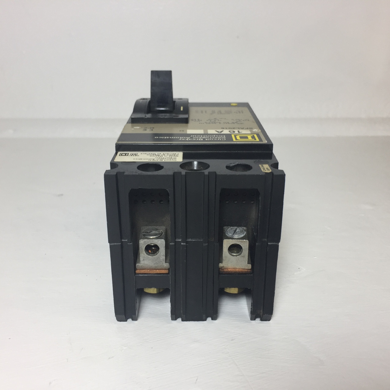 Square D SFAL2016 16A Circuit Breaker 480 VAC 2 Pole SFAL 16 Amp S2 2P (EM4136-1)