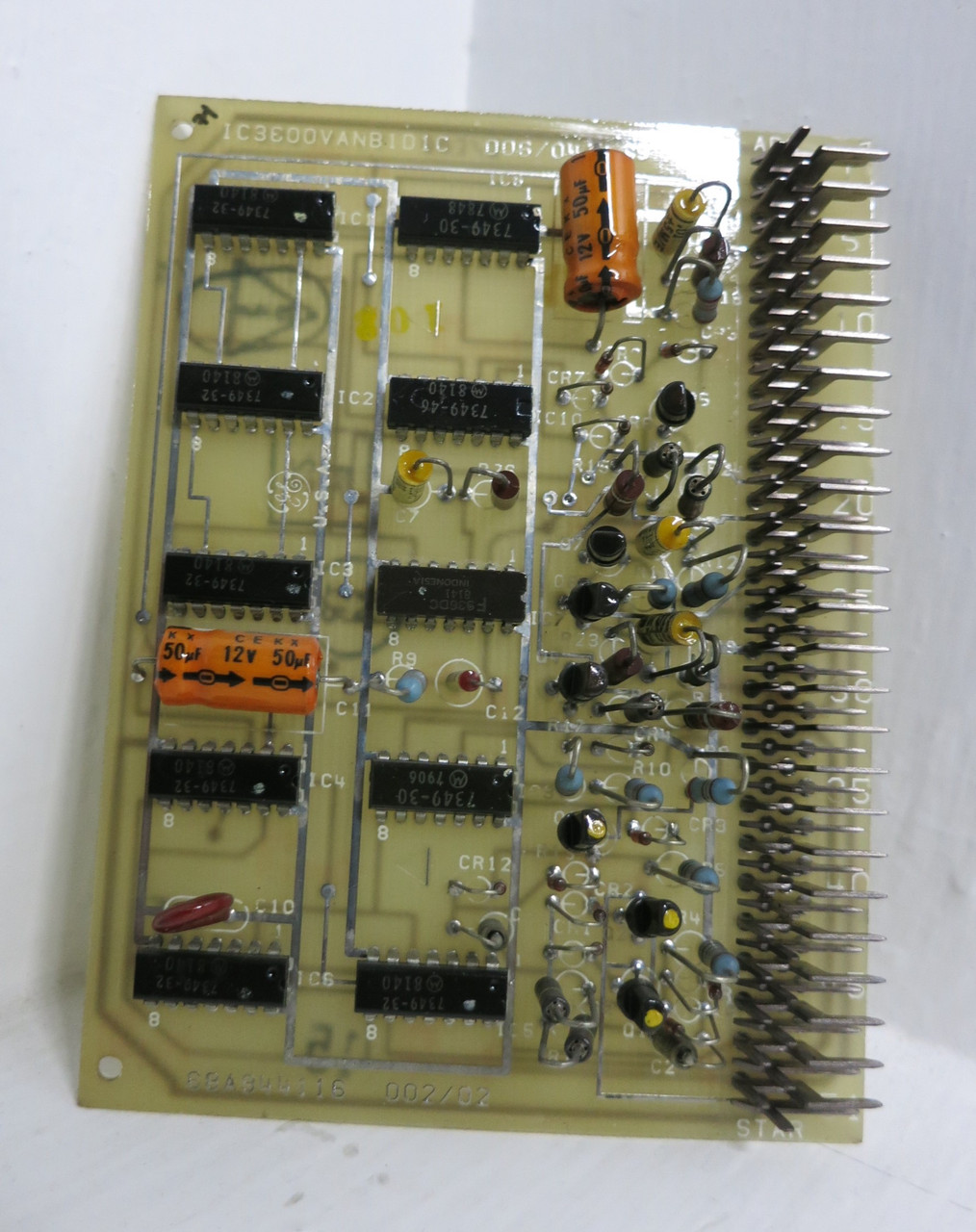 GE IC3800VANB1D1C Fanuc Control PLC Board Card 68A944116 General Electric (GA0474-2)