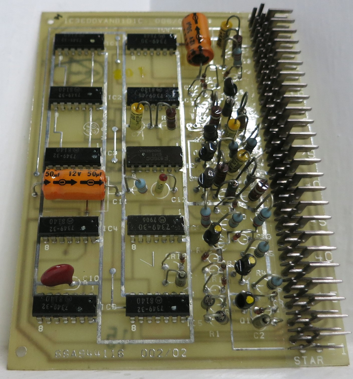 GE IC3800VANB1D1C Fanuc Control PLC Board Card 68A944116 General Electric (GA0474-2)
