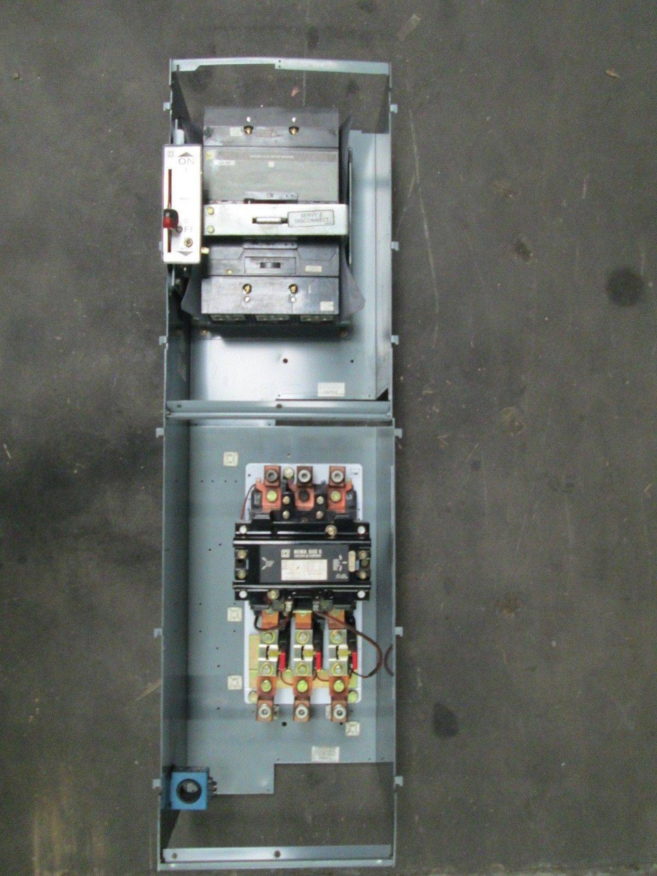 Square D Model 5 600A Breaker Size 5 Starter 50" MCC Bucket 600 Amp MHL36600 (EBI4450-1)