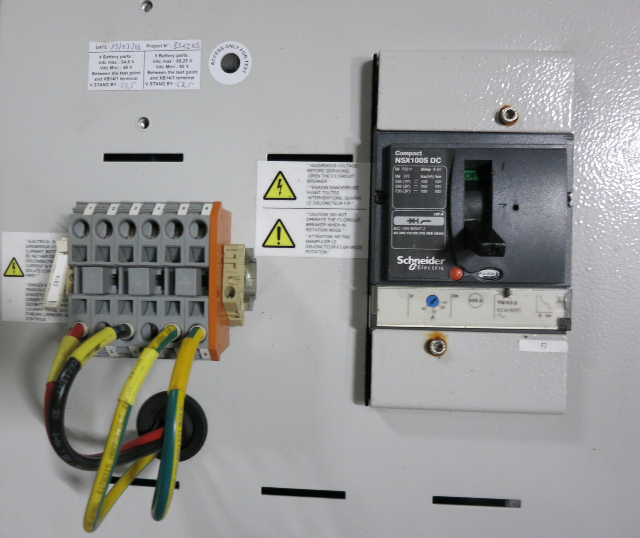 Schneider Power Battery Modul SWL750 Valve Regulated Lead Acid Battery w Breaker (GA0481-1)