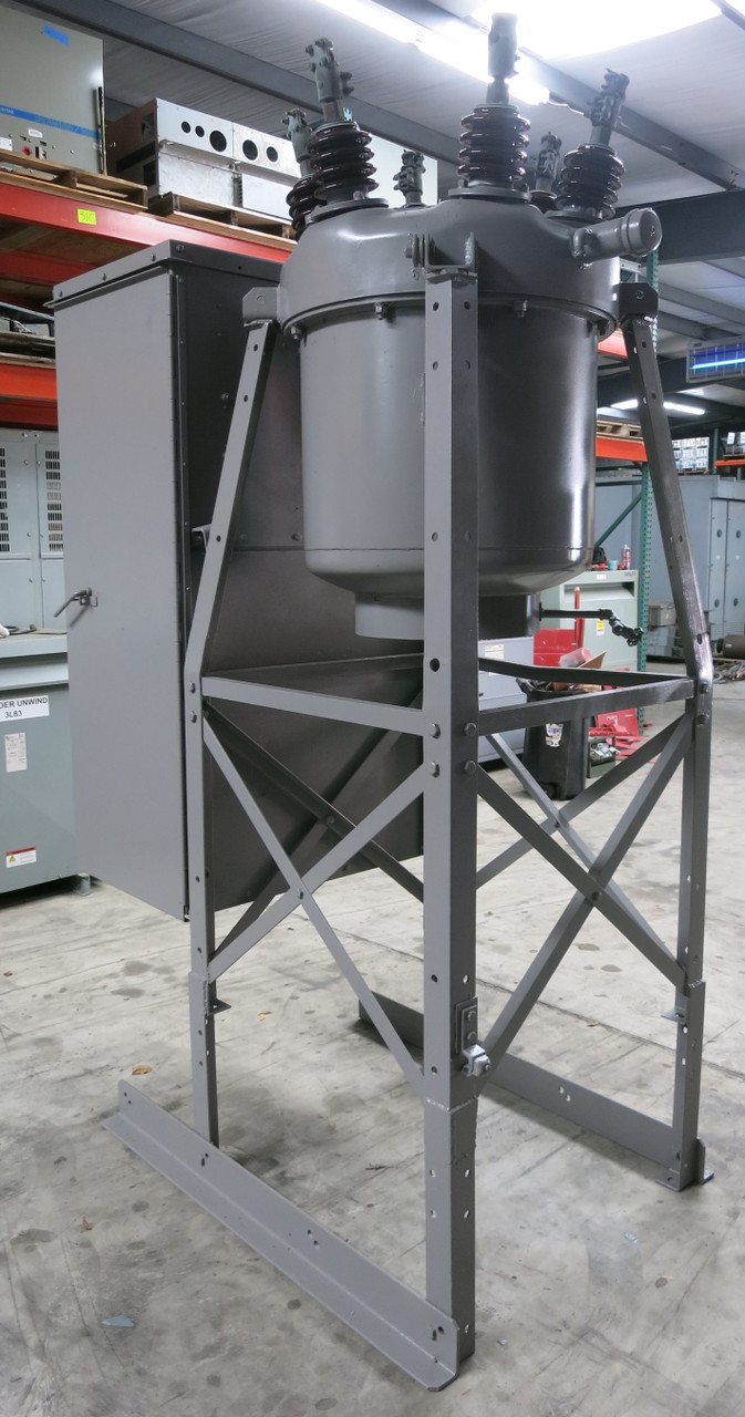 Image of GE 1200A FKD-15.5-18000-5 15kV Oil-Blast Circuit Breaker General Electric 15500V