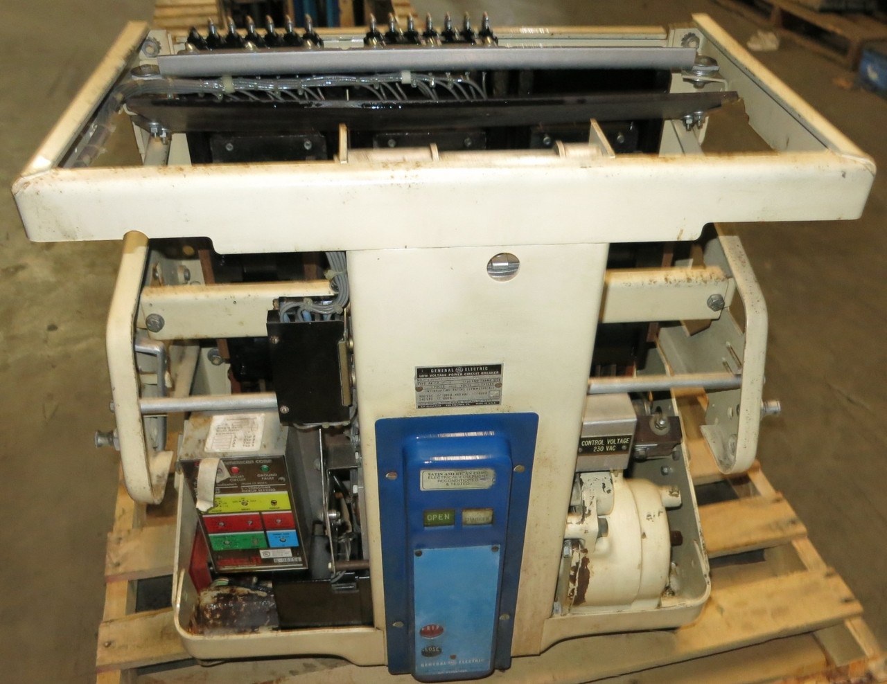 General Electric AK-2A-75-1 3000A Satin American Corp Trip LSIG Air Breaker EO (GA0505-1)