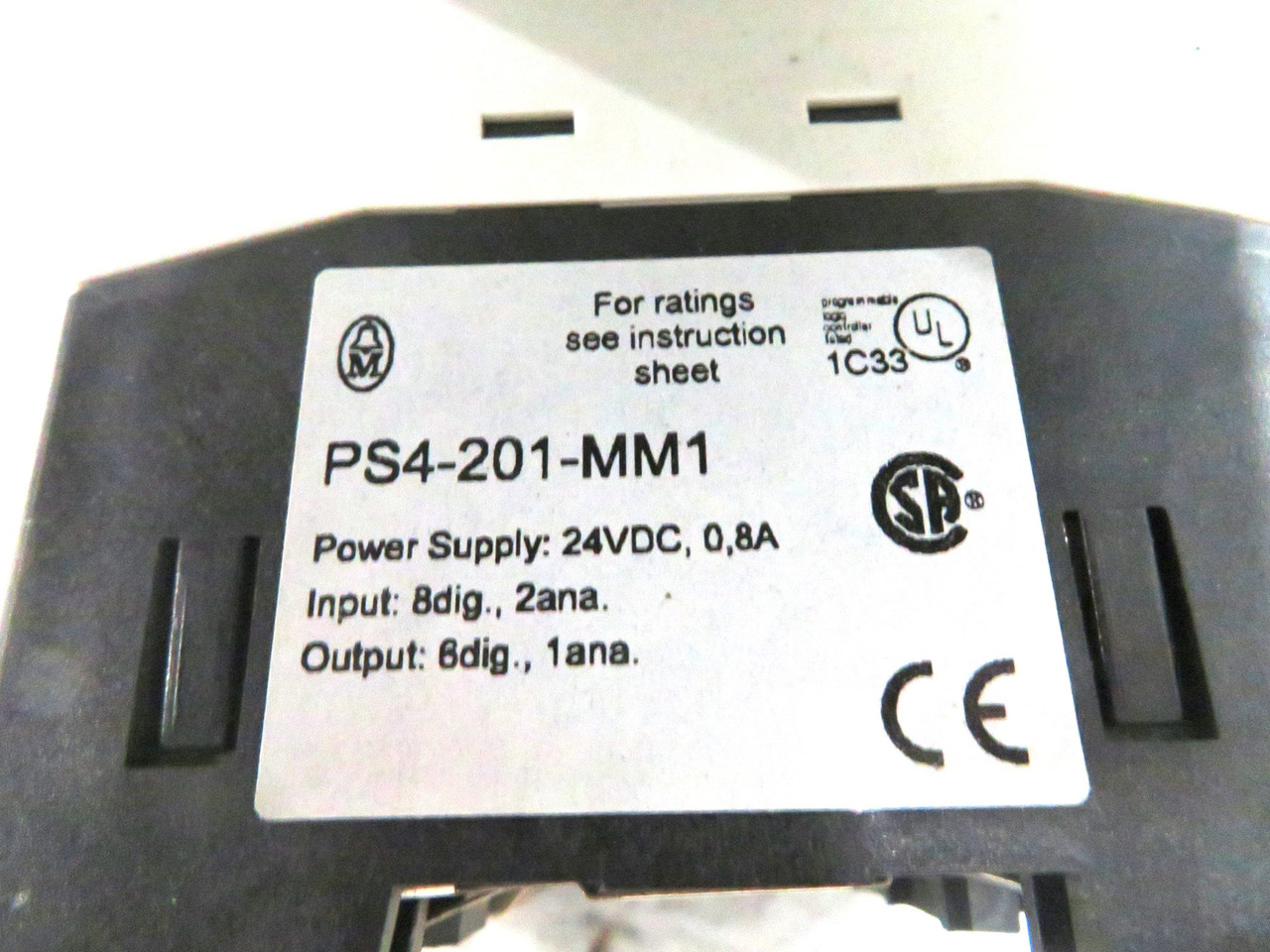 Moeller PS4-201-MM1 + LE4-116-DD1 Programmable Logic Controller Compact PLC (DW3140-25)