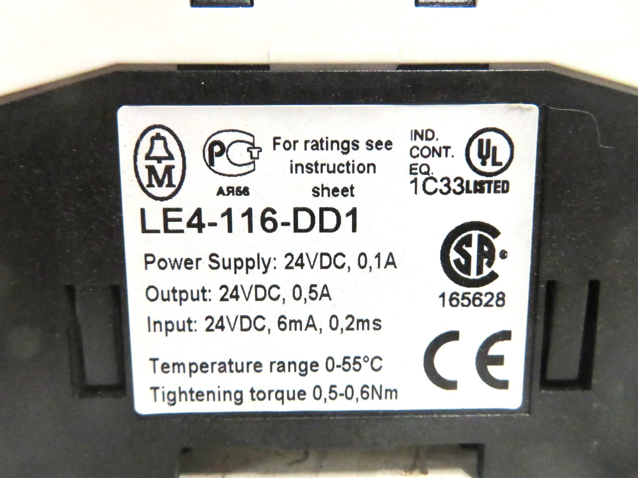 Moeller PS4-201-MM1 + LE4-116-DD1 Programmable Logic Controller Compact PLC (DW3140-25)