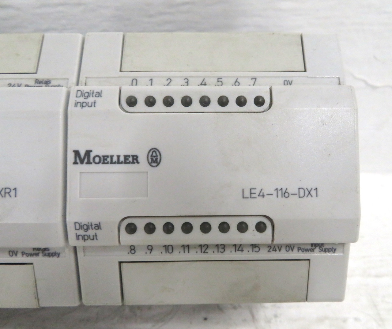 Moeller PS4-201-MM1 + LE4-501-BS1 + LE4-108-XR1 + LE4-116-DX1 Compact PLC Module (DW3143-6)