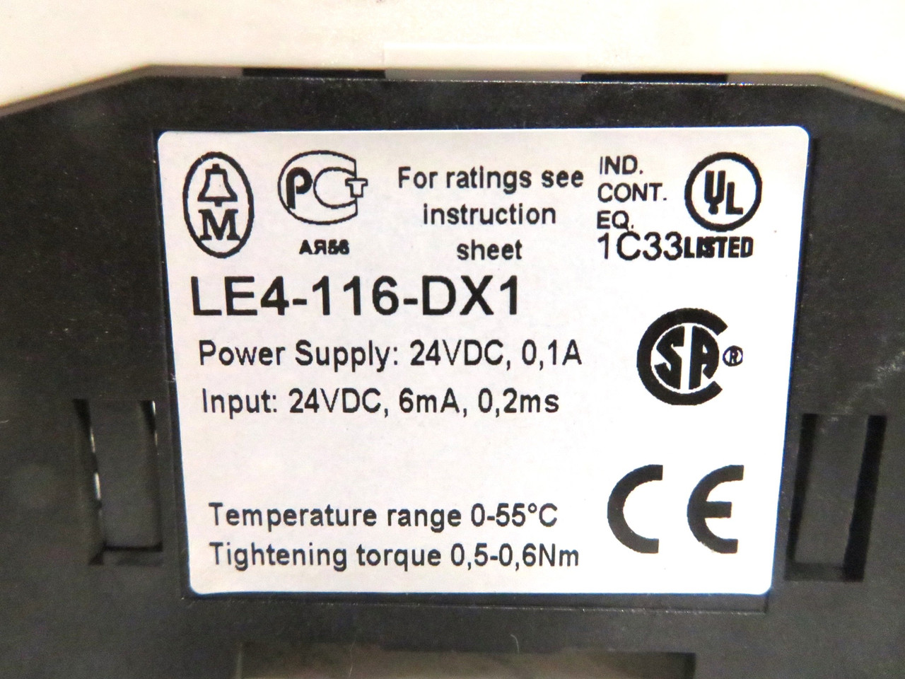 Moeller PS4-201-MM1 + LE4-501-BS1 + LE4-108-XR1 + LE4-116-DX1 Compact PLC Module (DW3143-6)