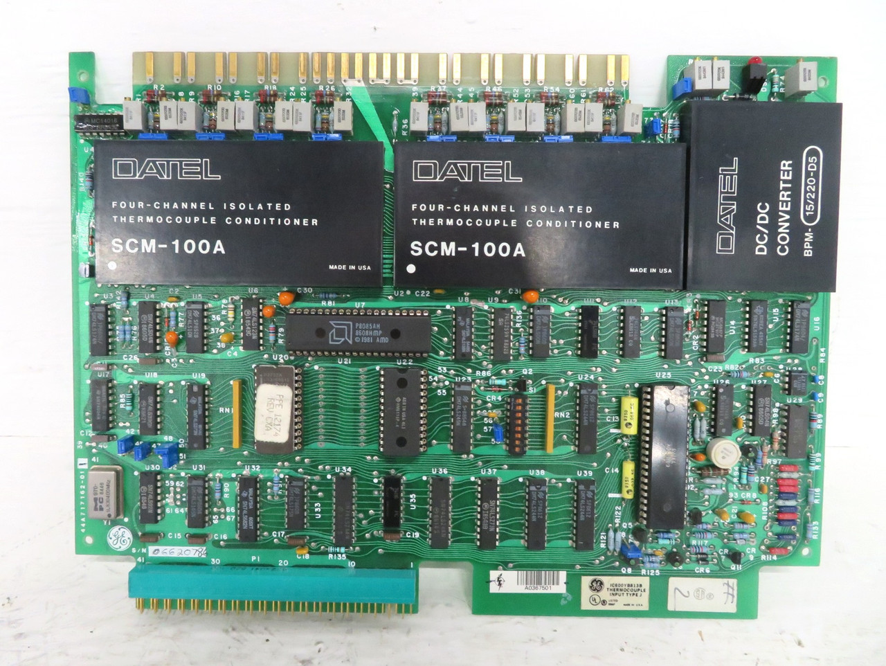 Image of GE Fanuc IC600YB813B Thermocouple Input Module Series Six PLC Board IC600YB813