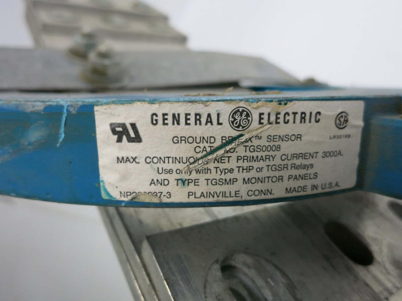 GE TGS0008 Ground Break Sensor 3000A w Neutral Disconnect link 13" Aluminum (GA0509-1)