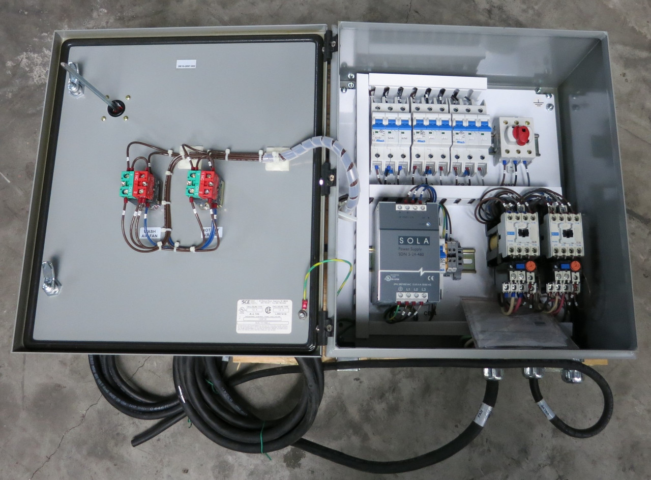 Pelletron Power Supply Enclosed Switch SDN 5-24-480 480V 380/500 3PH SCE-16148ELJ (GA0516-5)