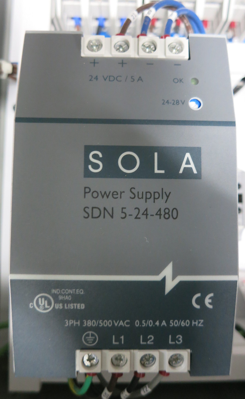 Pelletron Power Supply Enclosed Switch SDN 5-24-480 480V 380/500 3PH SCE-16148ELJ (GA0516-5)