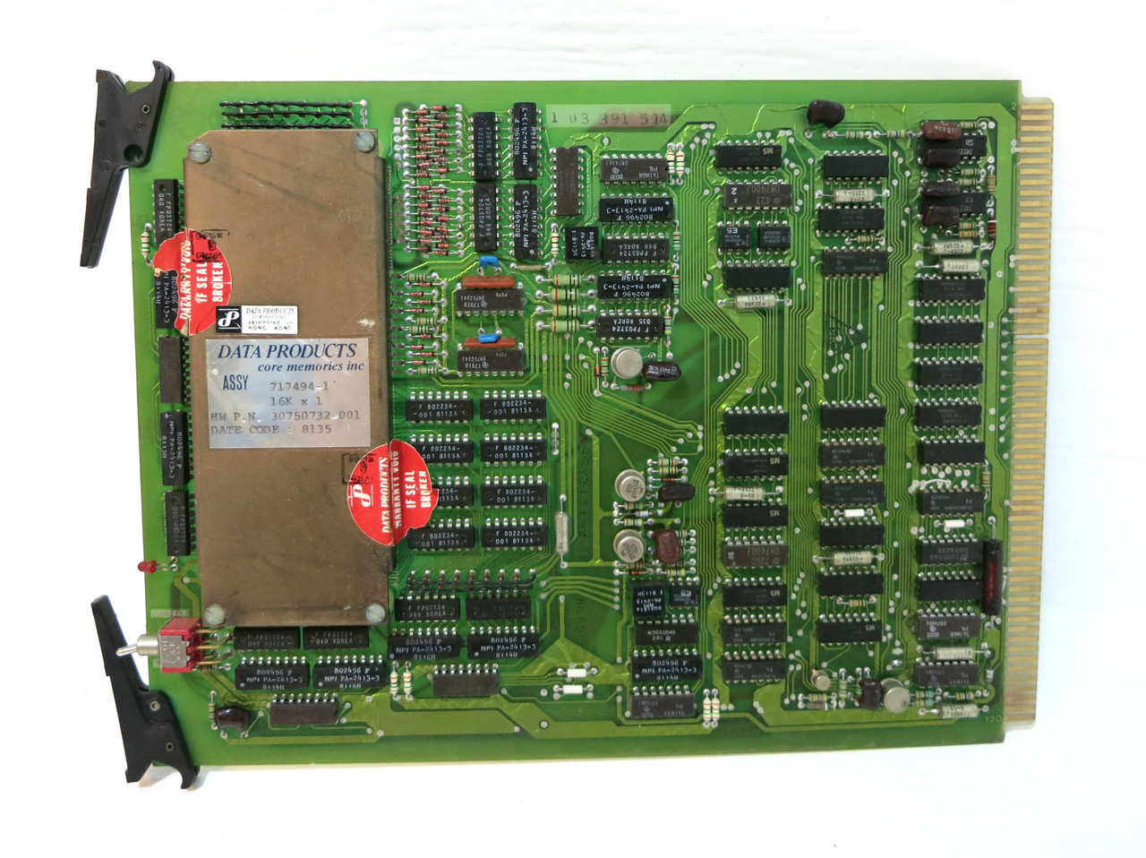 Data Products 717494-1 Core Memory Card Board Extended Controller 30750732-001 (DW3176-1)
