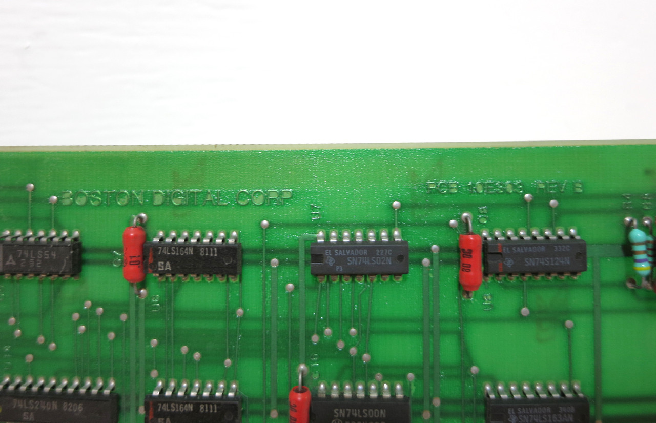 Boston Digital 10E303 Rev B Machine I/O Board 11D561 PLC Control Card (DW3178-1)