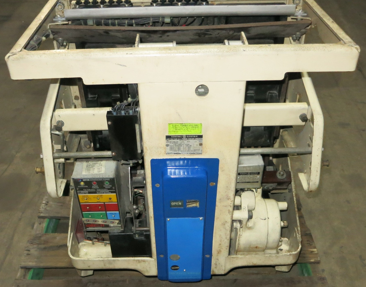 GE AK-3A-75 3000A w LSG Satin Trip EO General Electric Air Breaker Probe Shifted (GA0537-1)