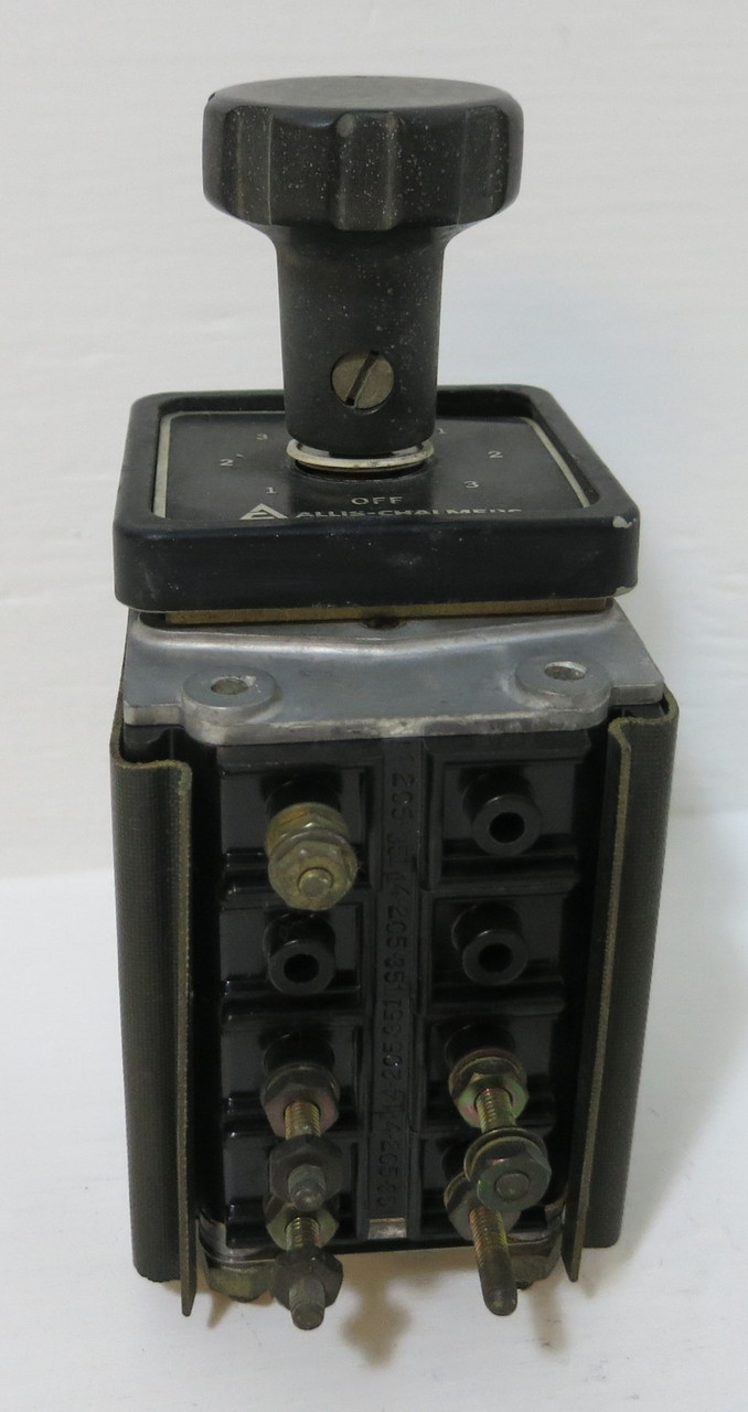 Allis-Chalmers 210 Ammeter Control Switch PN. 14-144-508-501 (GA0542-1)