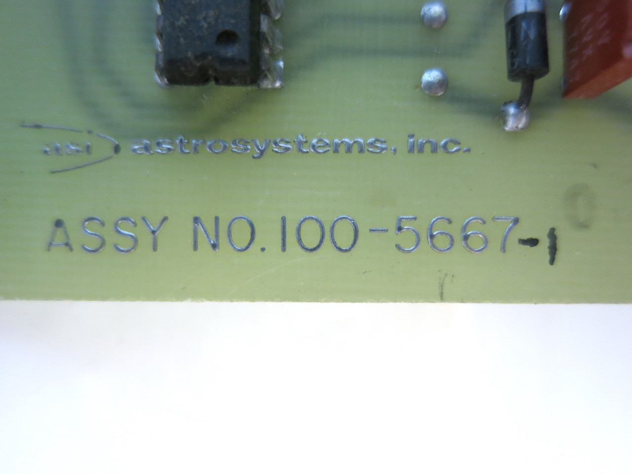Astrosystems 100-5667-1 PLC Control I/O Circuit Board 100-5669 Card PCB (DW3222-1)