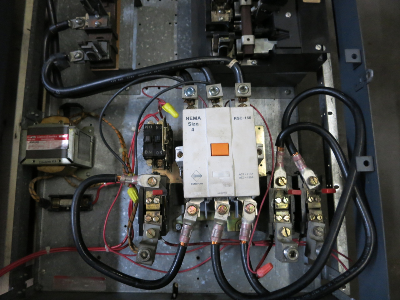 GE QMR Size 4 Fusible Combination Starter FVNR 177-55220 75 Amp w Benshaw RSC150 (GA0558-1)