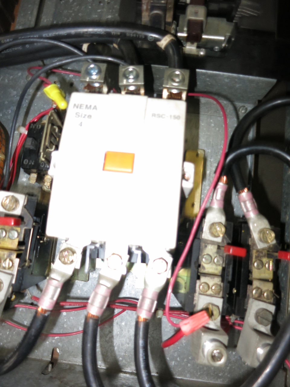 GE QMR Size 4 Fusible Combination Starter FVNR 177-55220 75 Amp w Benshaw RSC150 (GA0558-1)