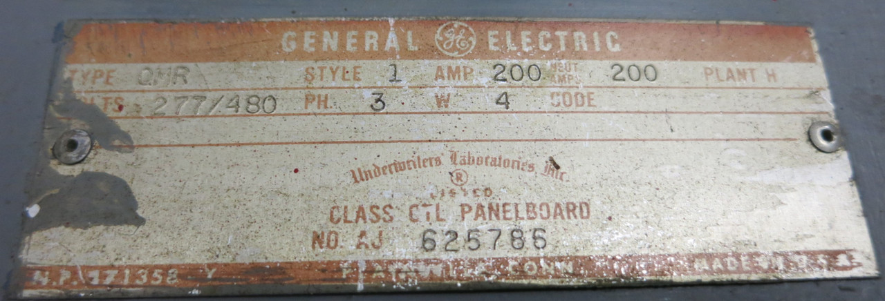 GE QMR Size 3 Fusible Combination Starter FVNR 177-55220 w Square D Starter 8536 (GA0555-2)
