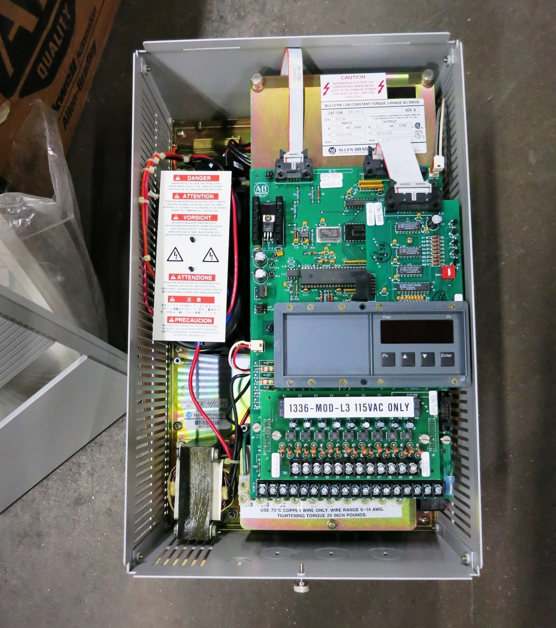 NEW Allen Bradley 1336-B003-EAD-L3 3HP 1336 AC VS Drive 3 HP 4.8kVA 460V 6.0A (DW3233-1)