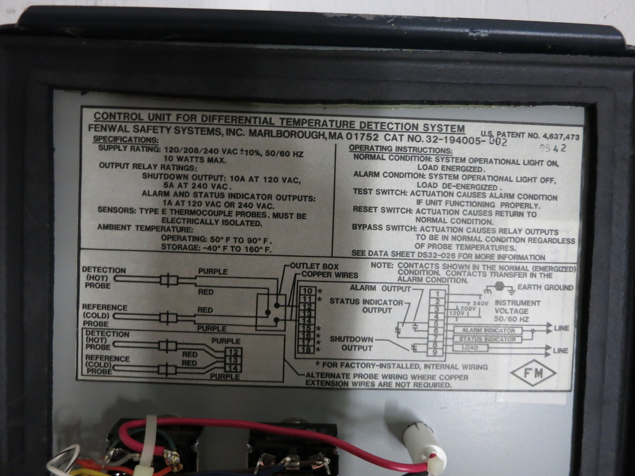 Fenwal 06-128739-002 Delta Pac Differential Temperature Detection System Board (DW3248-1)