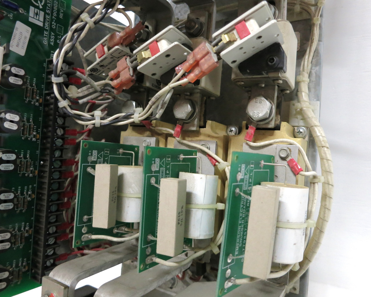 Liebert 02-790802-00 Gate Driver 2x LC1F330 Contactor UPS Module Emerson (DW3246-1)