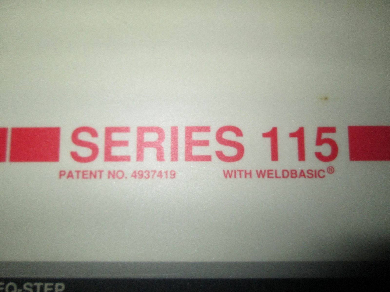 Robotron WTC Series 115 Weldbasic Control S-115 Operator Display Interface Panel (EBI3542-17)