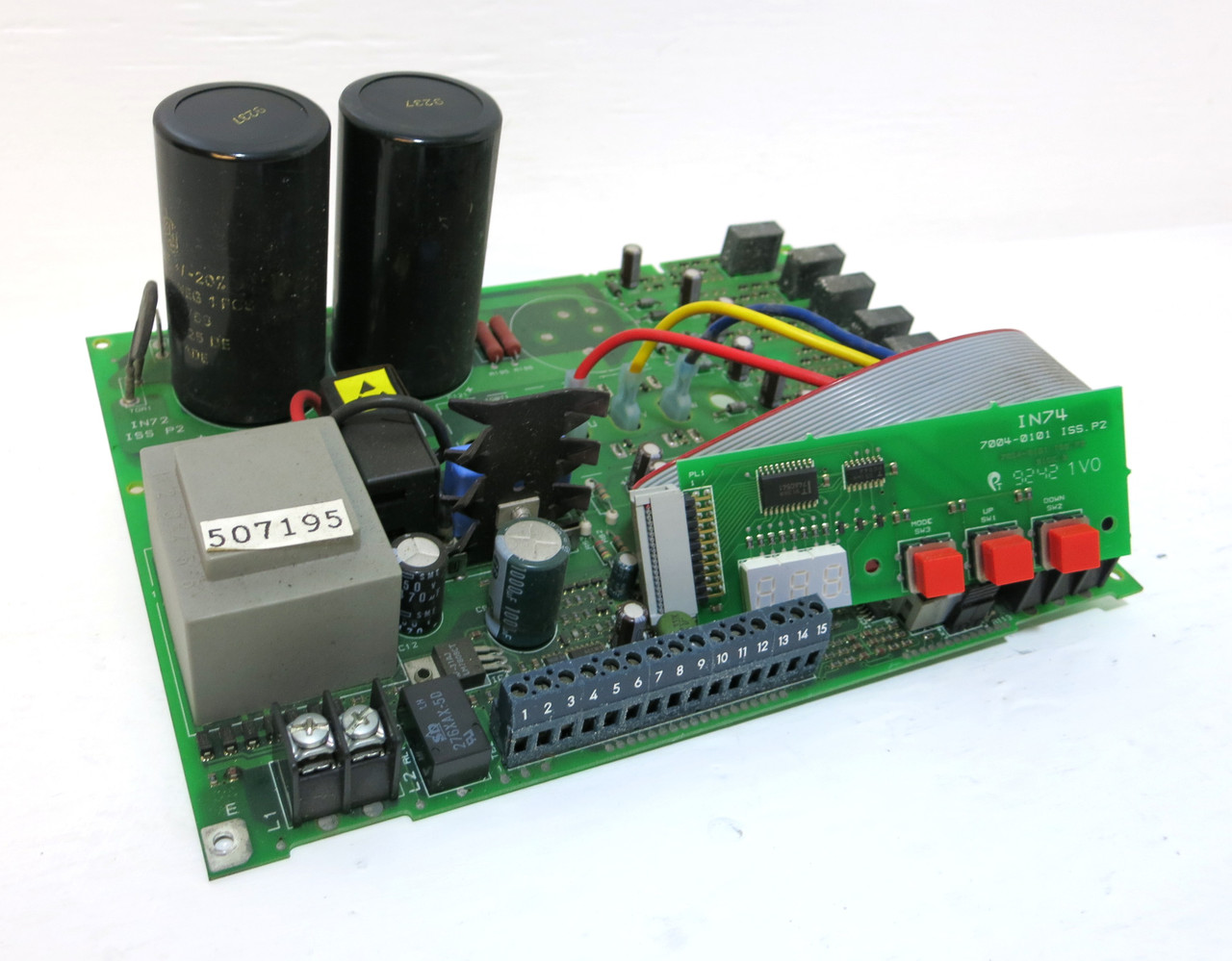 Control Techniques IN72 7004-0093 + IN74 7004-0101 VS Drive Board CDS Commander (DW3260-1)