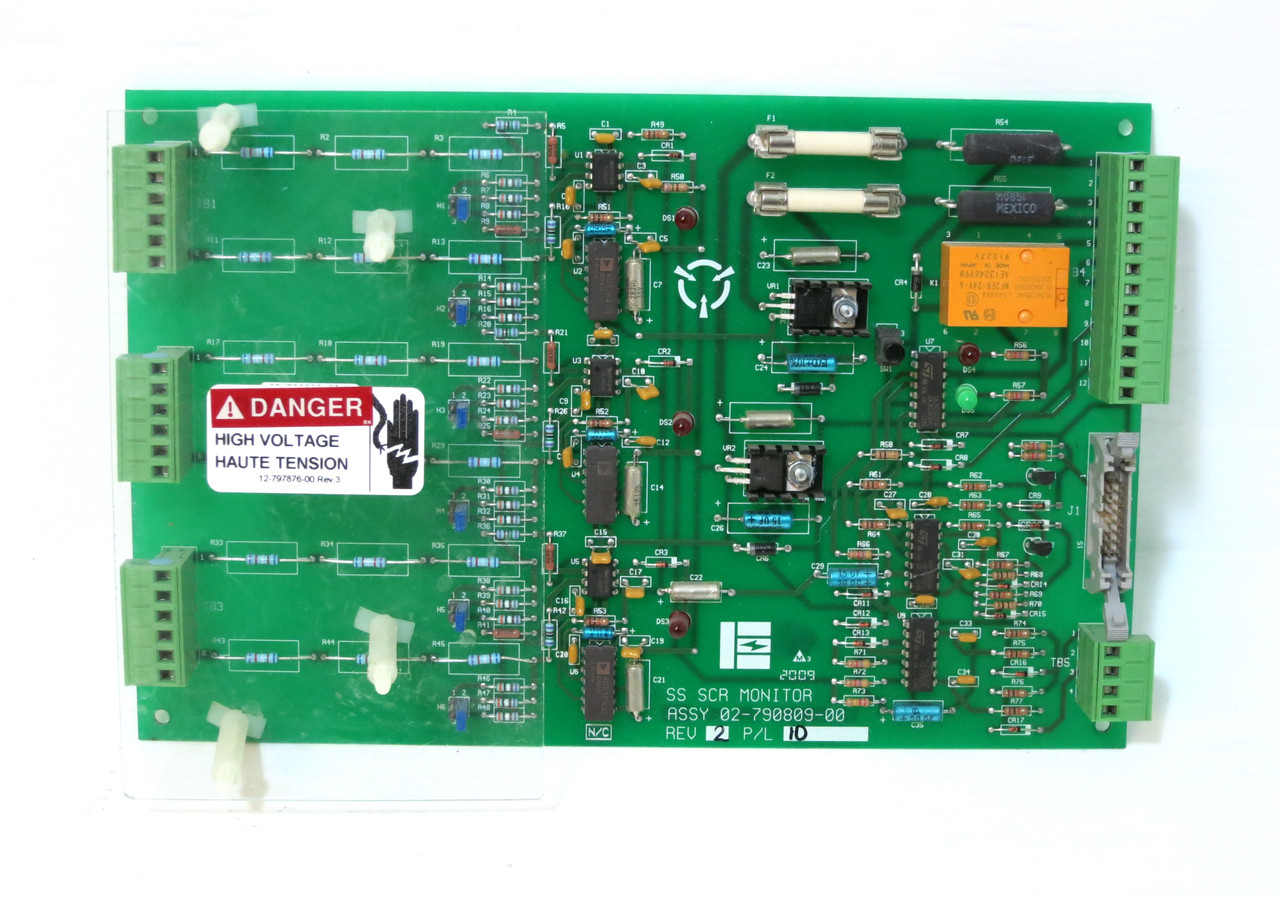 Image of Liebert Emerson 02-790809-00 Rev 2 SS SCR Monitor Board PLC UPS 12-790809-00