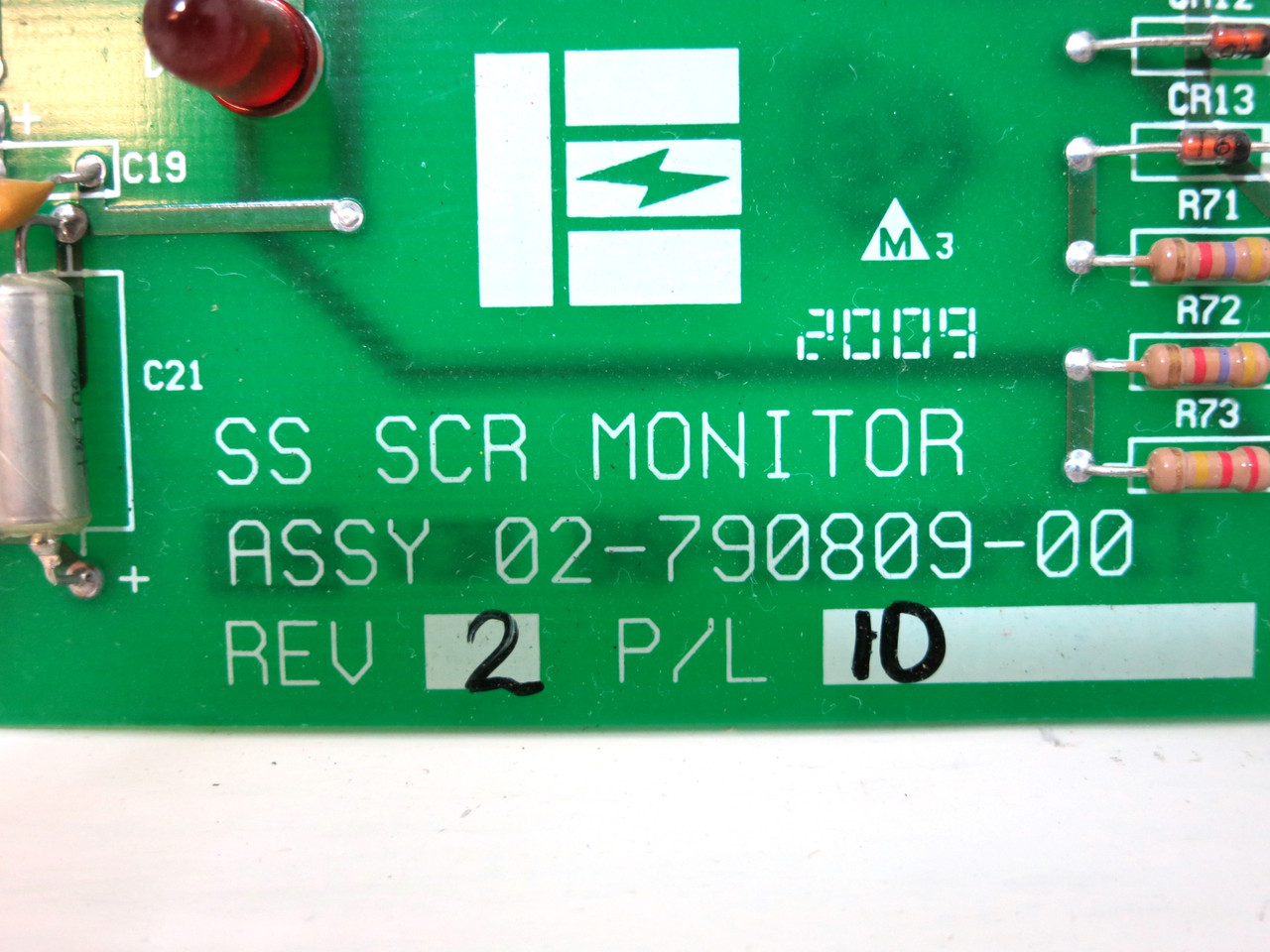 Liebert Emerson 02-790809-00 Rev 2 SS SCR Monitor Board PLC UPS 12-790809-00 (DW3273-10)