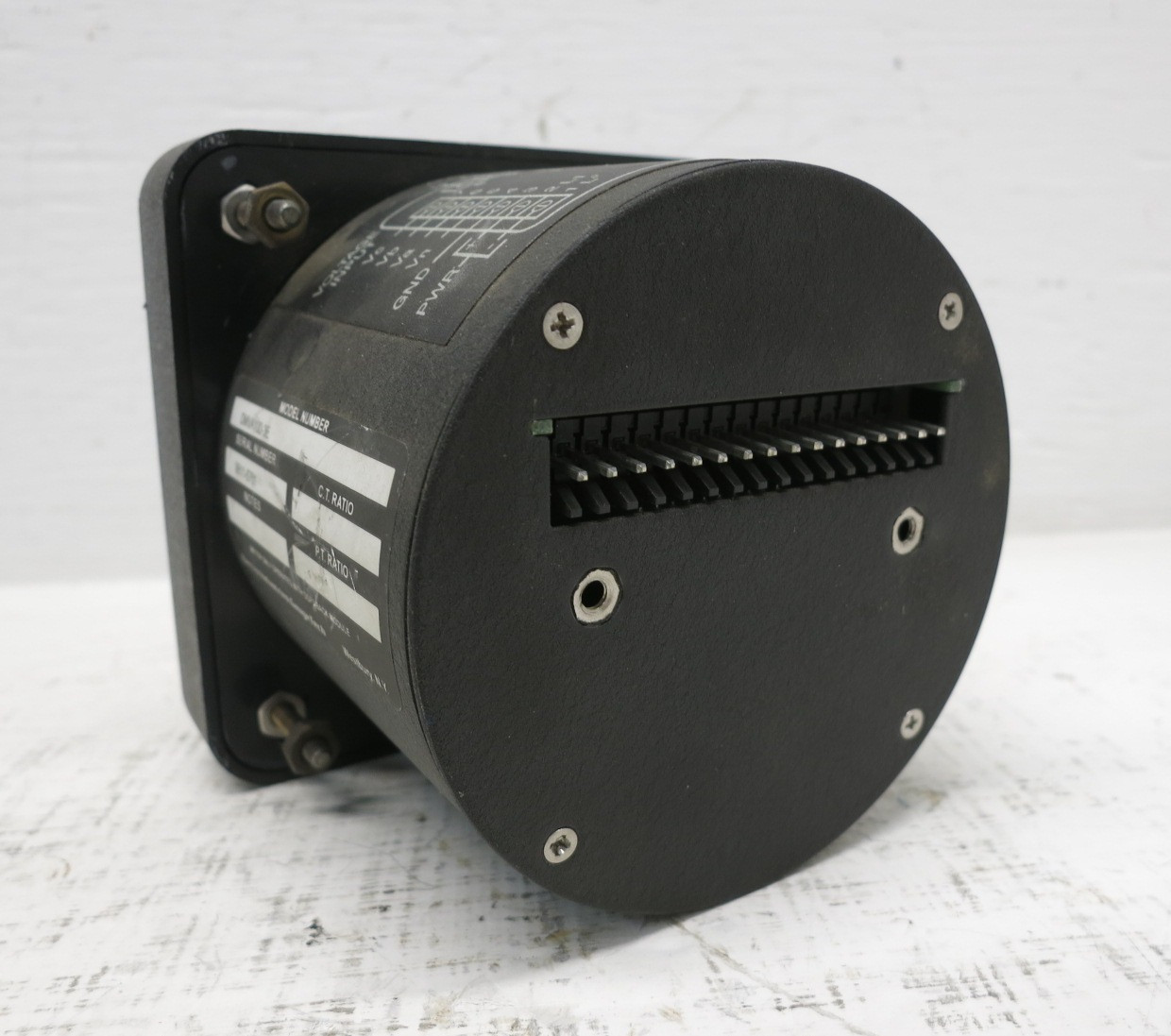 Electro Industries Model DMVA100-3E Power Meter Display Module AC Volts Amps ABB (DW3277-4)