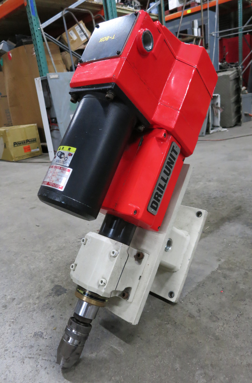 DrillUnit DUSDW-908 3.14in Stroke 900 RPM Tapping Unit 0.53 HP TEQ Motor 200V (DW3276-1)