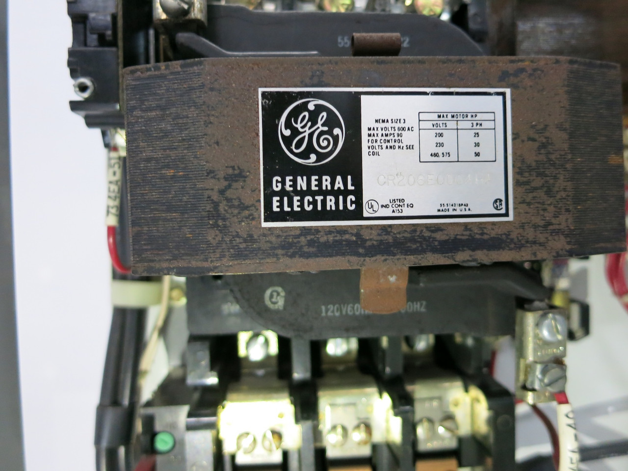 GE 8000 Size 3 Starter 60A Fusible 24" MCC Bucket 60 Amp Motor Control Unit Sz3 (DW3285-1)