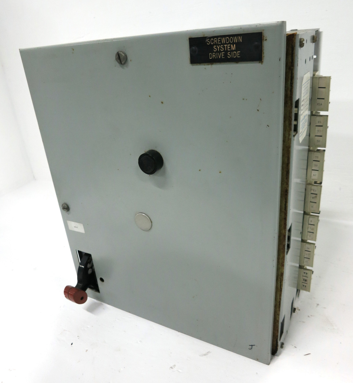 GE 8000 Size 1 Reversing Starter 30A Fusible 18" MCC Bucket CR209C0 30 Amp FVR (DW3286-2)