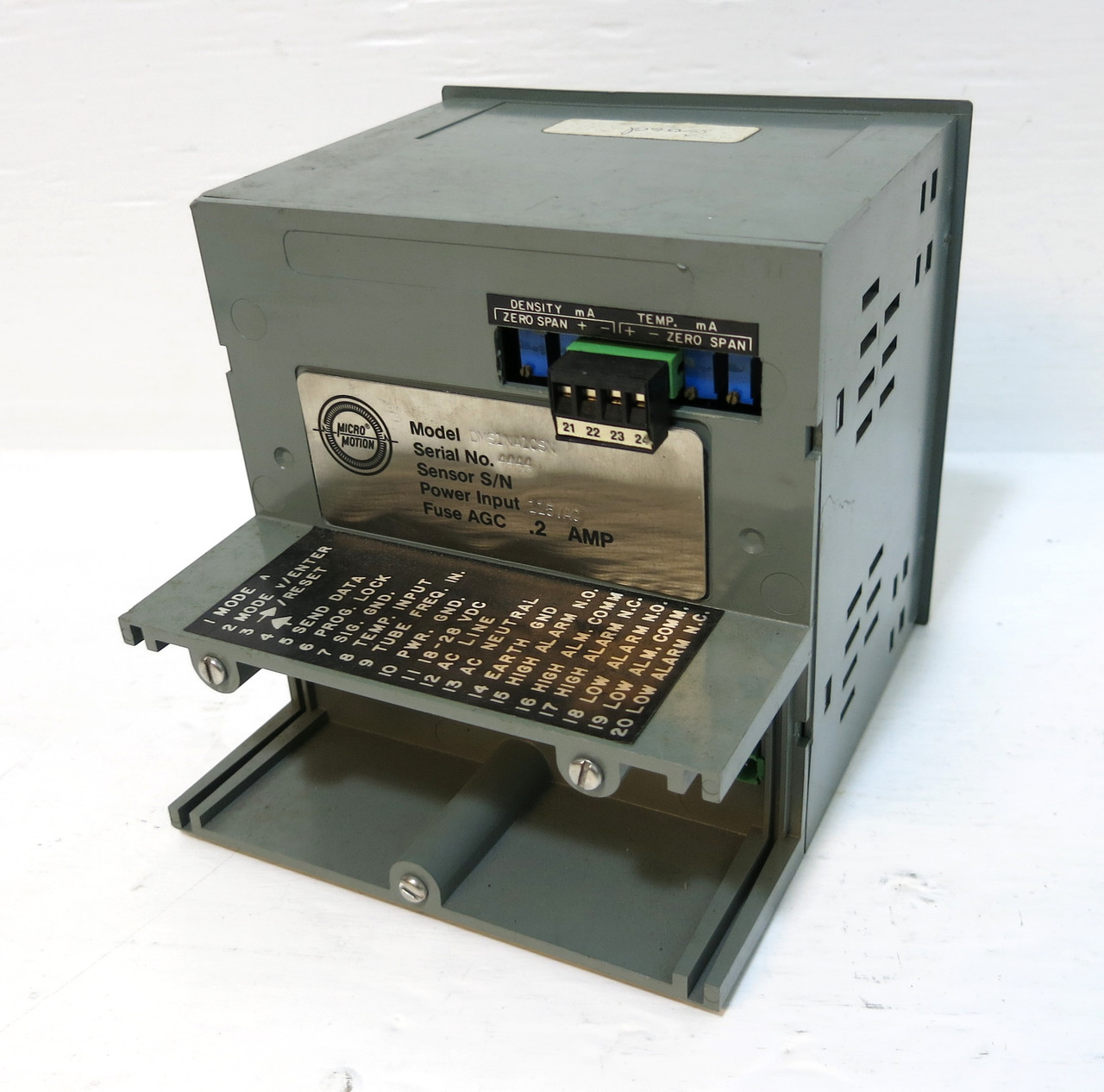 Micro Motion DMS1NA1CSN Density Monitoring System PLC Control MicroMotion DMS (DW3314-1)