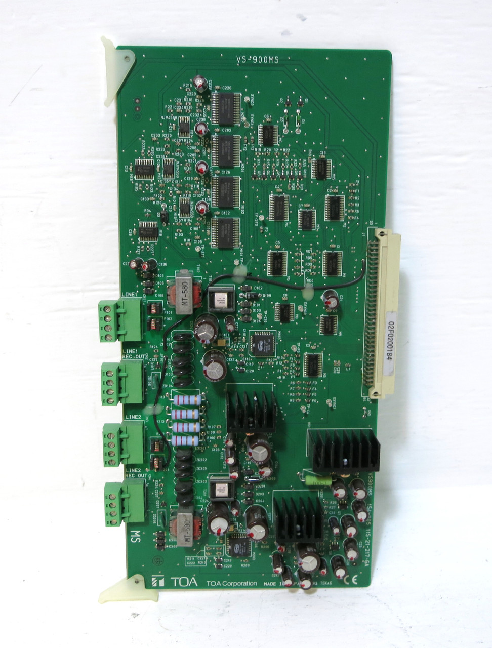 TOA Corp VS-900MS Security Intercom Master Station Line Card VS-900 VS900 (DW3343-1)