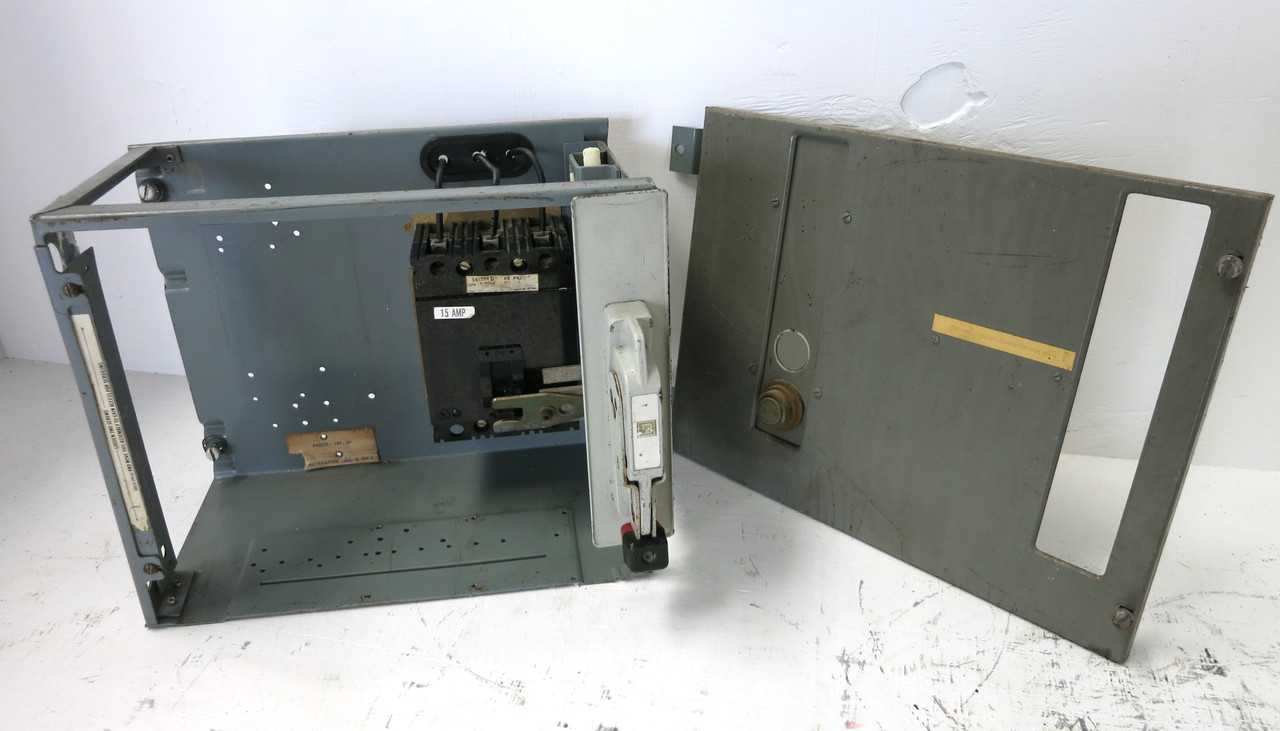 Image of Square D Model 4 15A Breaker Feeder 12" Motor Control MCC Bucket 15 Amp Mod 4
