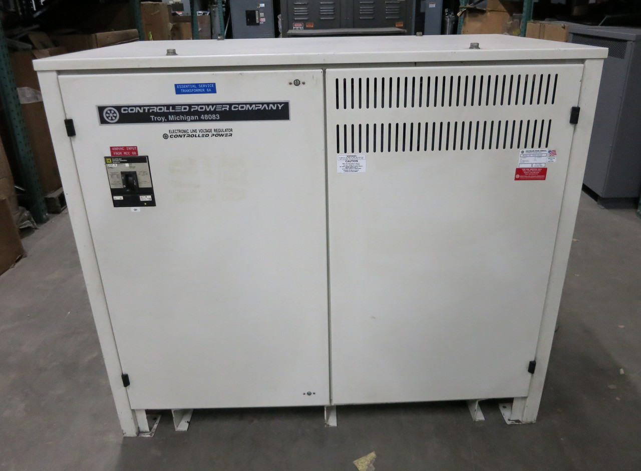 Controlled Power 5DAX-50K-9/2 Line Voltage Regulator 1PH 480V 65kVA - 120V 50kVA (DW3399-2)